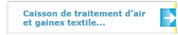caisson de traitement d'air et gaines textile